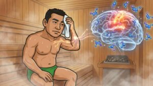 サウナで汗拭き-4