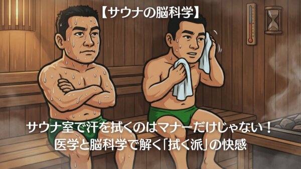 サウナで汗拭き-A1